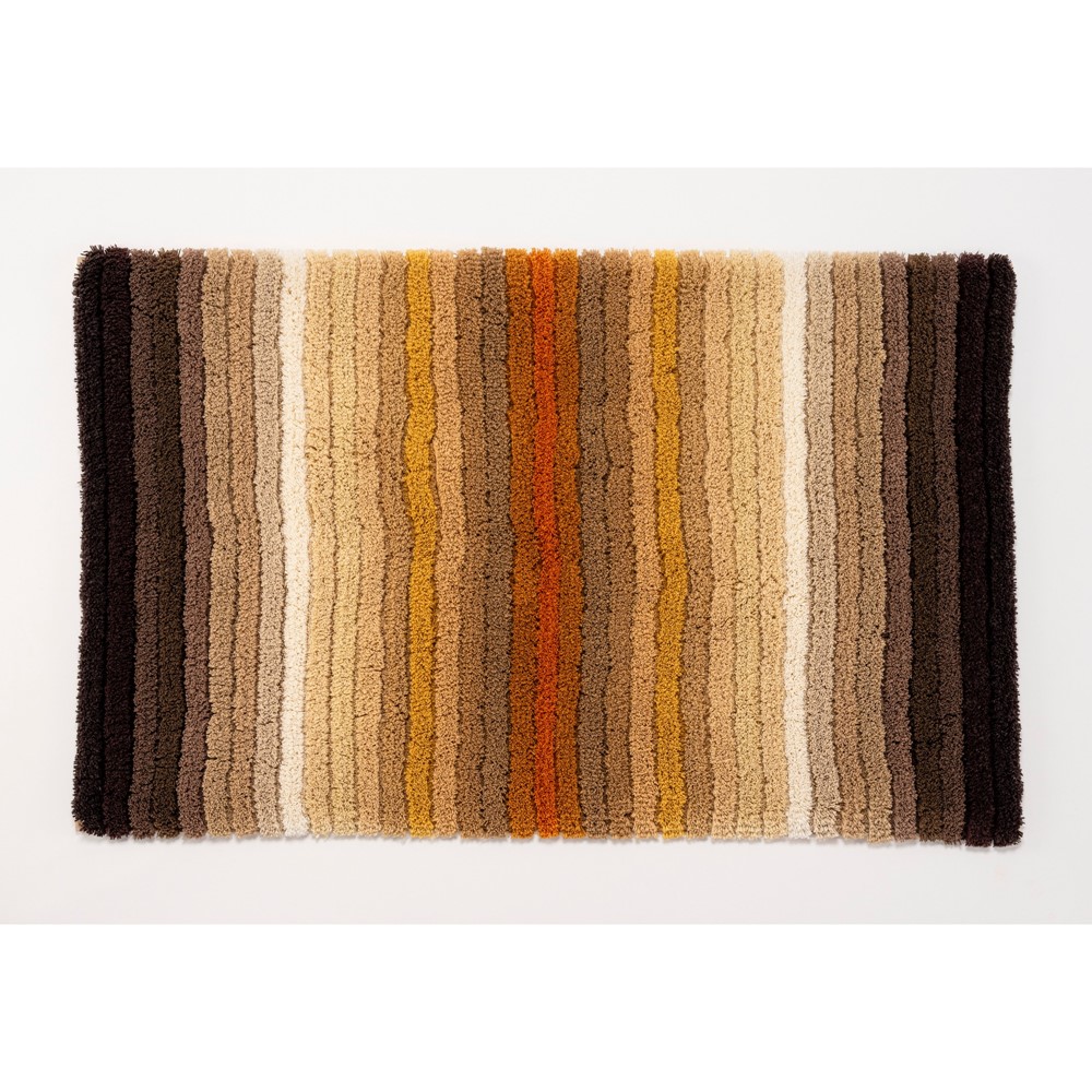 Santa Cruz Bath Mat 737 by Designer Abyss & Habidecor in Caramel Brown